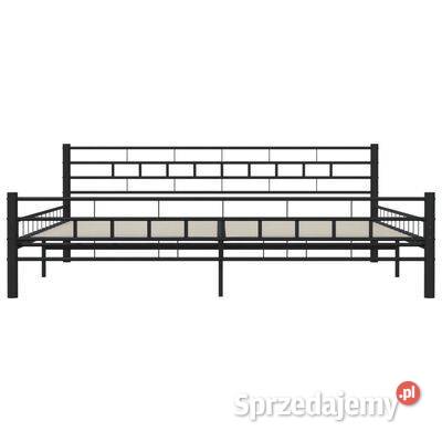 vidaXL Rama łóżka czarna stalowaSKU285281 Warszawa
