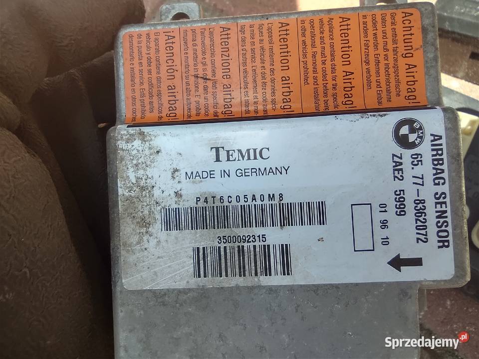 Moduł sterownik komputer tempomatu BMW 7 E38 komputery wielkopolskie Chodzież