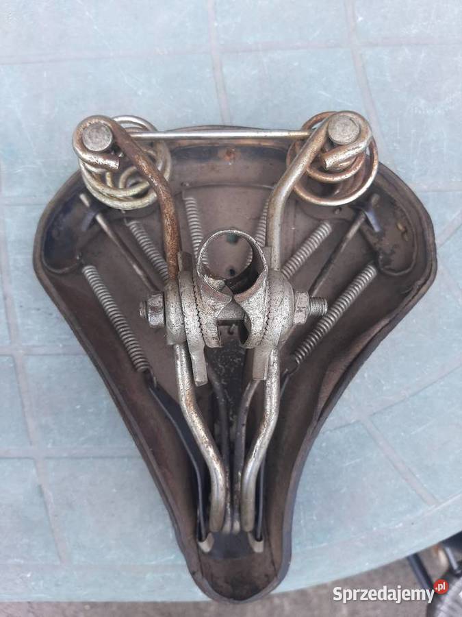 Skórzane siodełko rowerowe Skwierzyna sprzedam