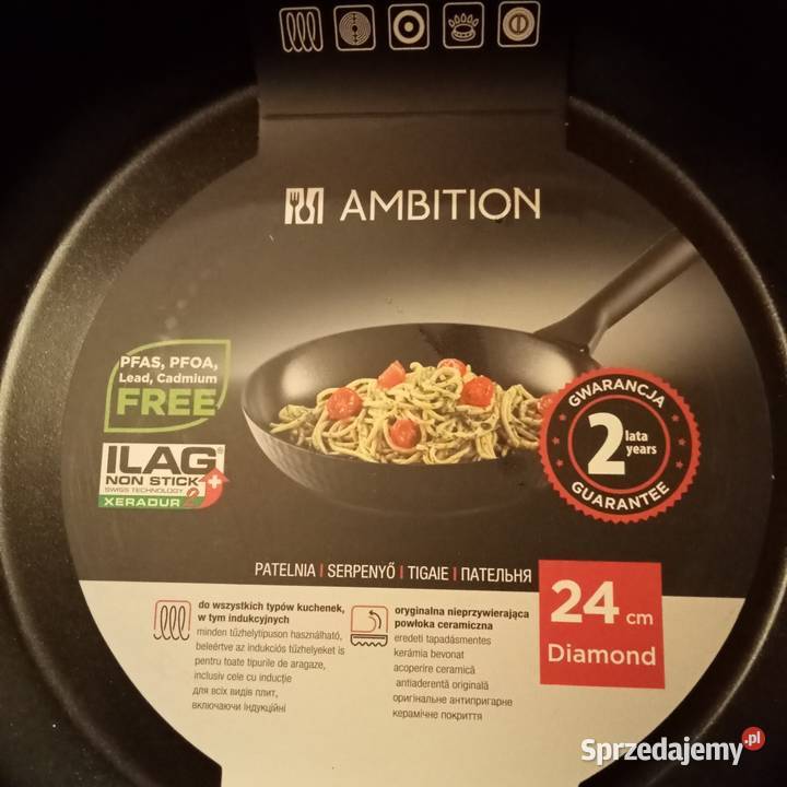 Patelnia ambition 24 diamond nowa Sosnowiec