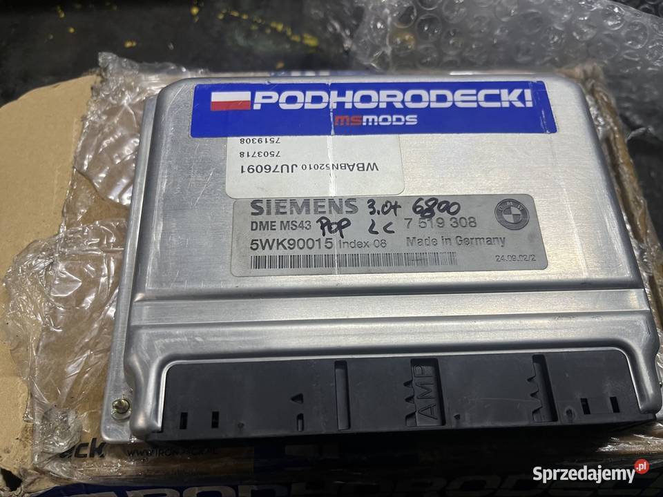 Sterownik silnika ms43 BMW m54b30 Brzyszów