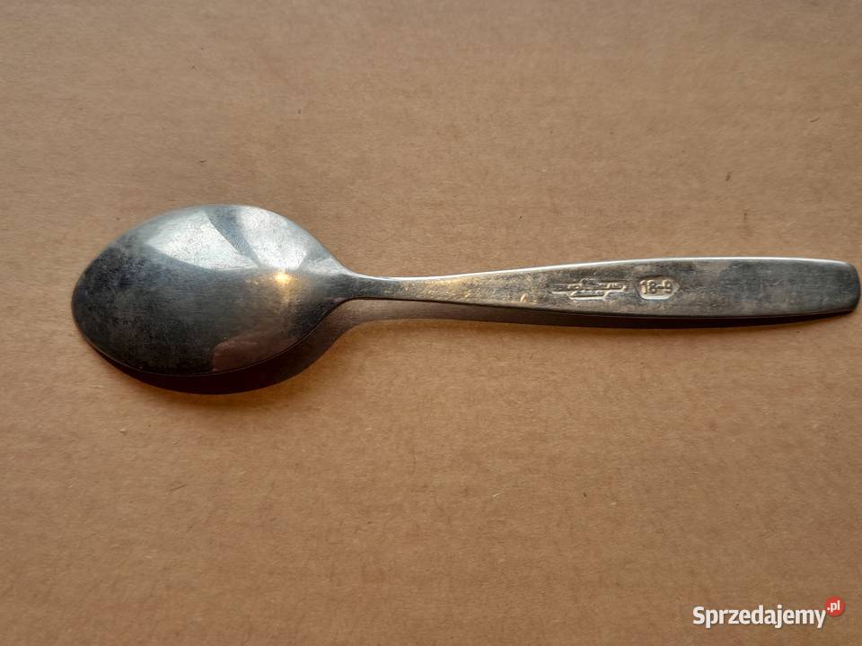 Stara łyżeczka PRL Gerlach stainless steel 189 śląskie Dąbrowa Górnicza