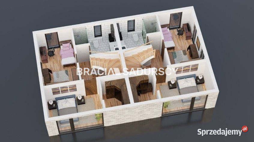 Dom bliźniak 9394m2 Kraków Koprowa Liczba pokoi 4 sprzedam