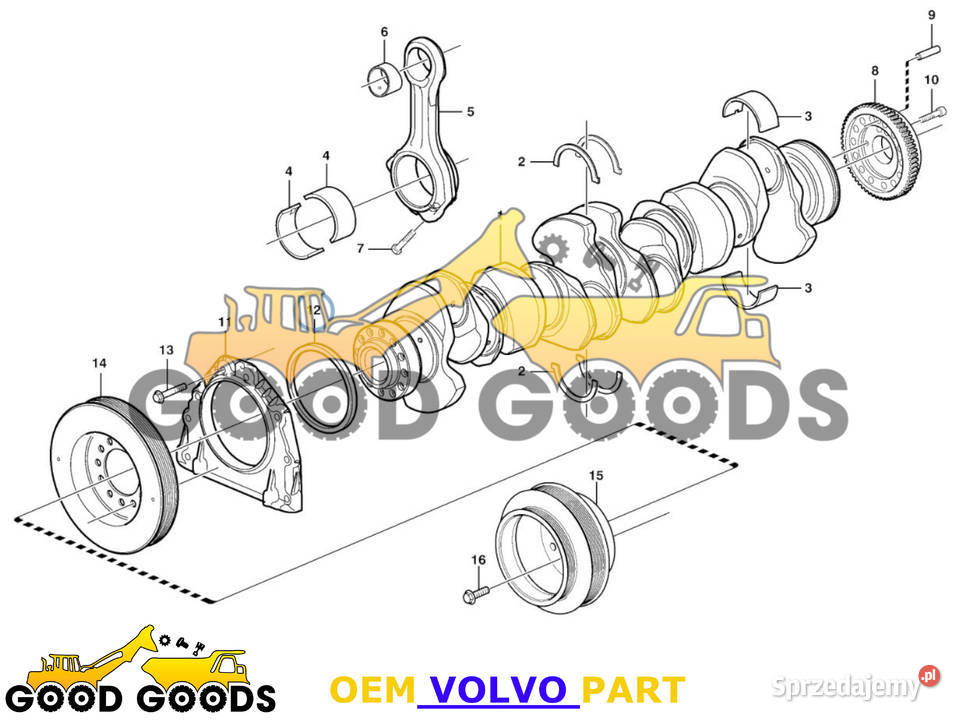VOLVO USZCZELNIACZ WAŁU 21347087 85108423 mazowieckie Władysławów