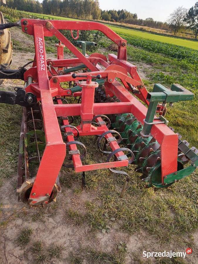 Agregat uprawowo siewny agro masz 3 m wał pakera Żółkiewka-Osada sprzedam
