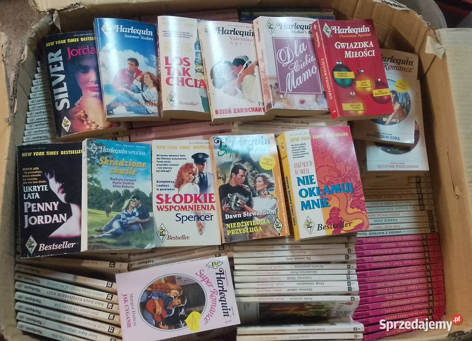 Ksiazki Harlequin duzy zestaw