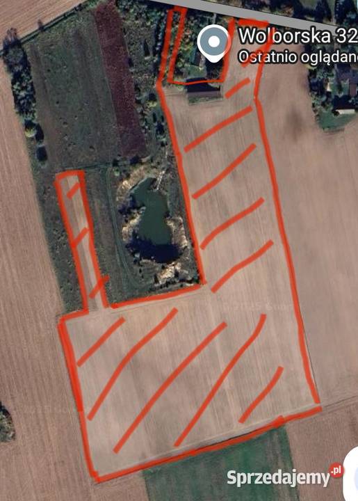 Działka rolna 5h 16zł/m2 Kruszów