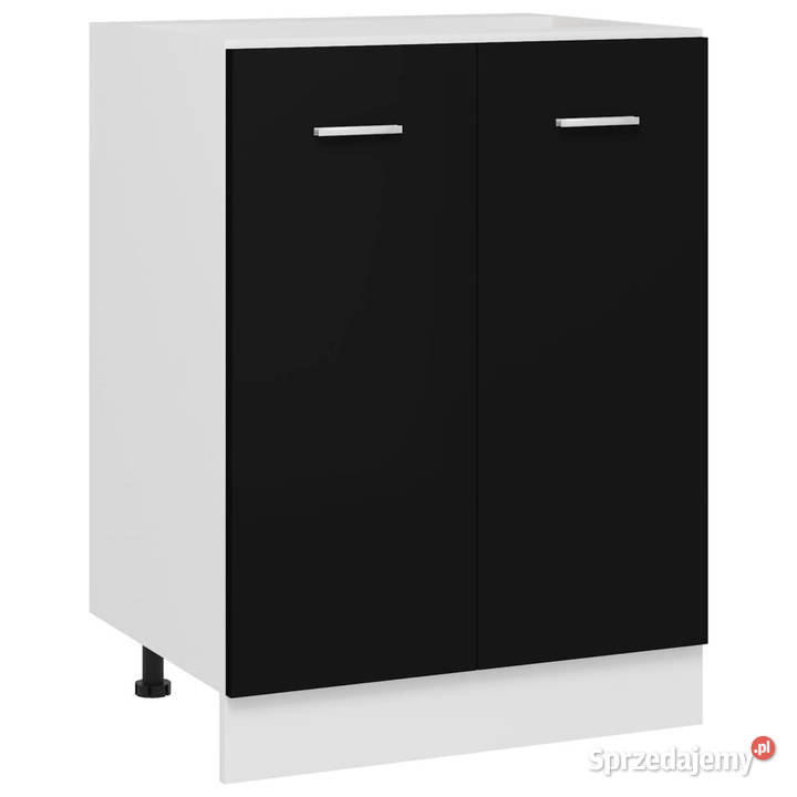 Szafka kuchenna czarna 60x46x815 materiał mazowieckie Warszawa