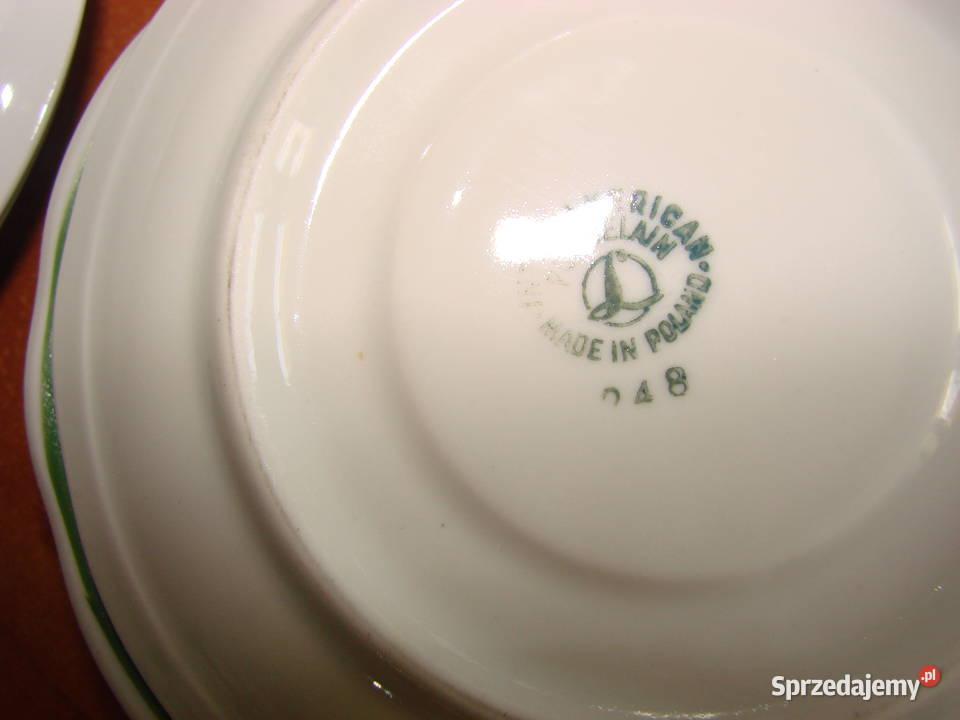 Lubiana wzór kaszubski talerzykspodek