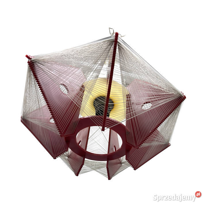 Lampa żyłkowa Rozwój Kłobuck polski design prl Lampy wiszące Warszawa