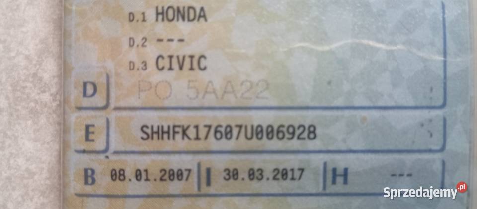 Honda Civic UFO 14 navi wielkopolskie Poznań