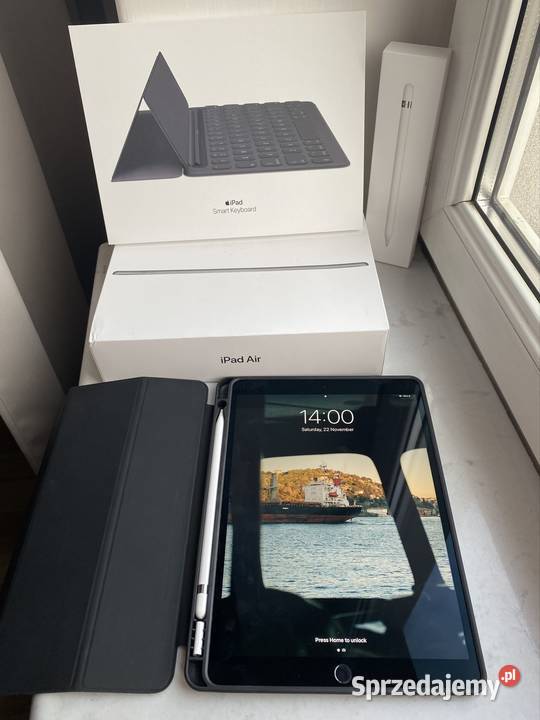 Zestaw iPad Apple pencil Smart keyboard etui mazowieckie Warszawa