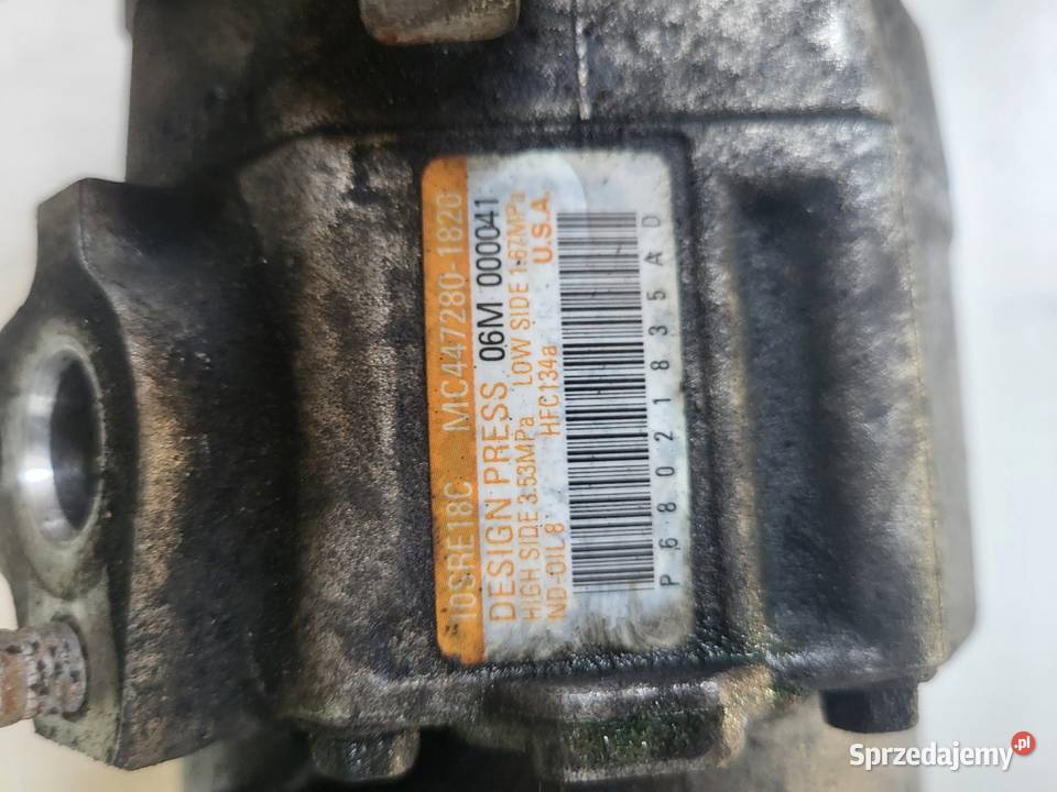 Sprężarka klimatyzacji Dodge Jeep P68021835AD Mielec