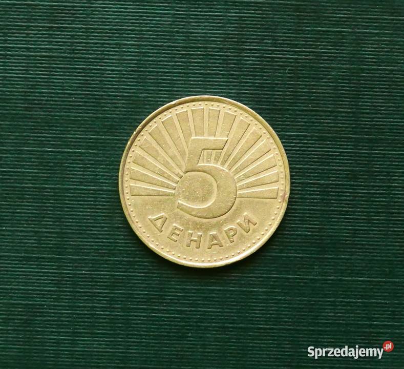 Macedonia Północna 5 denarów 1993r Gliwice sprzedam