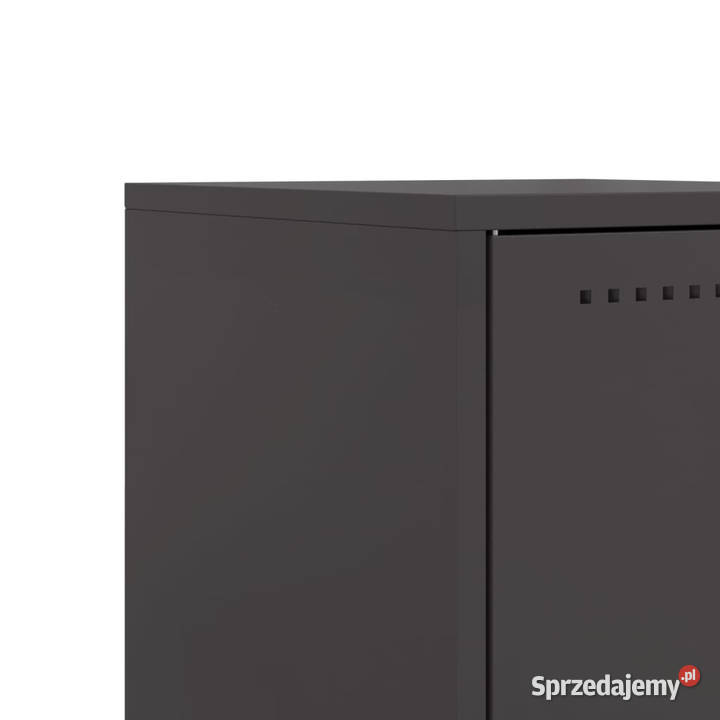 Szafka nocna czarna 36x39x605 stal WM846446 Warszawa