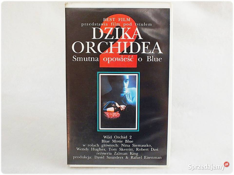 Kaseta VHS Dzika Orchidea Film na Video ORYGINAŁ Żary
