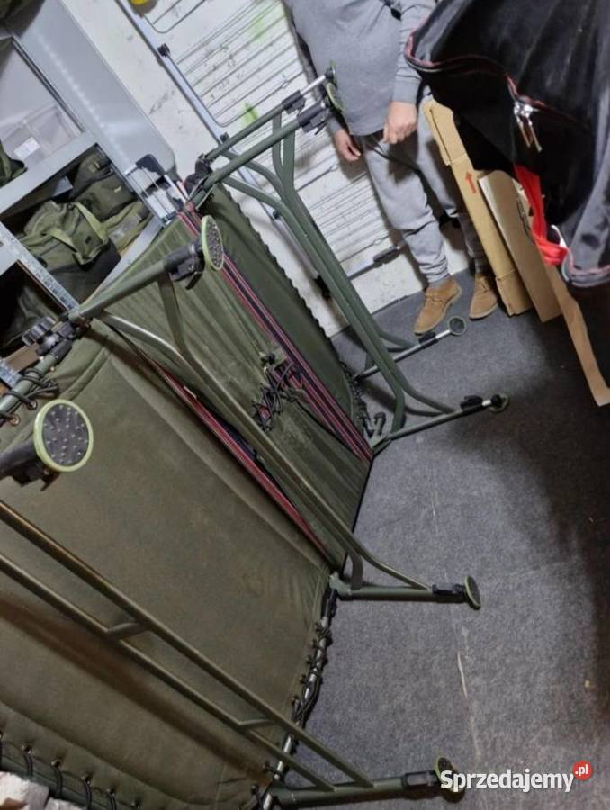 Łóżko karpiowe dwiosobowe Pozostałe wielkopolskie Leszno sprzedam