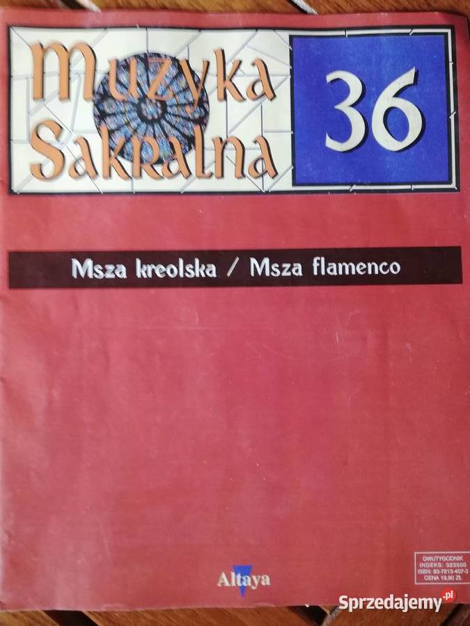 Muzyka Sakralna 36 Msza kreolska Msza flamenco Kraków