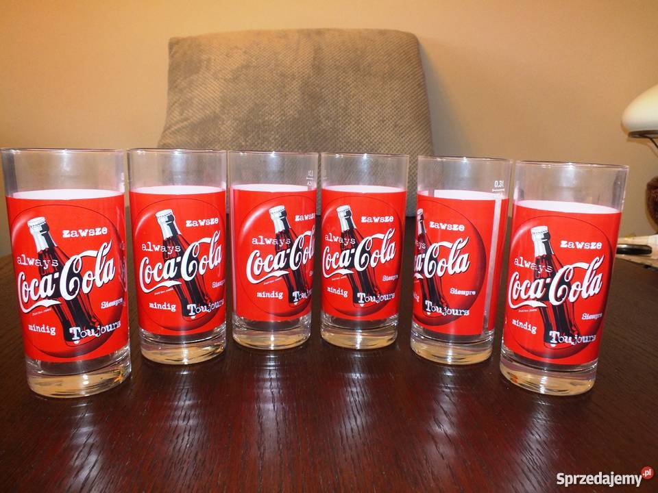 Szklanki do coca coli kujawsko-pomorskie Bydgoszcz
