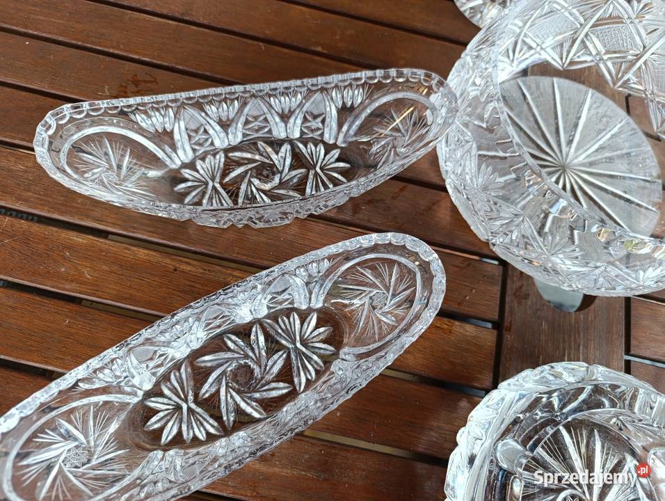 Kryształy PRL zestaw Tczew