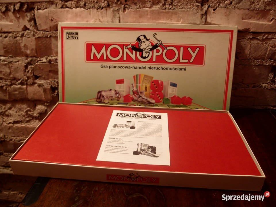 Unikat Gra monopoly z 1993r Pierwsza edycja na