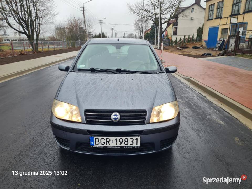 FIAT PUNTO ładny z klimą 2003r podlaskie