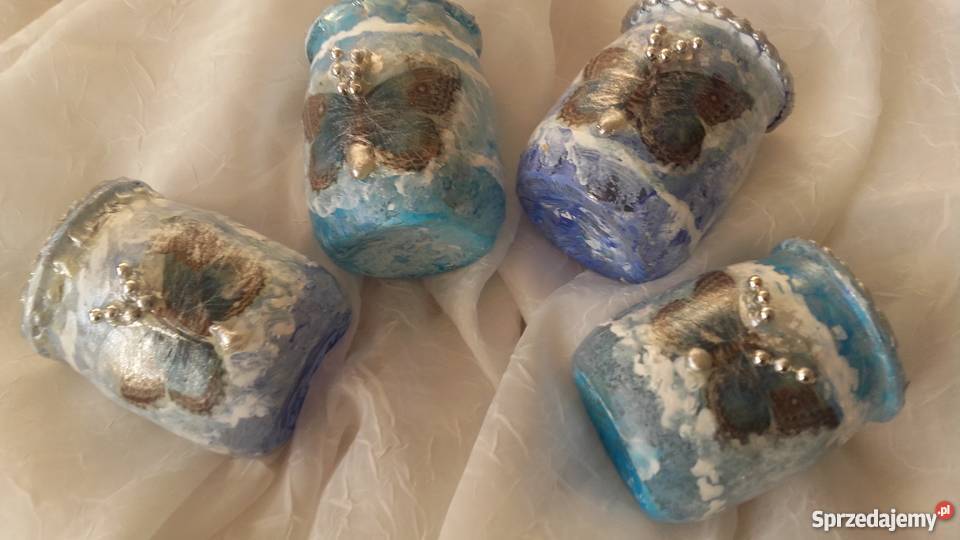 MAŁE LAMPIONIK AUTORSKIE Z MOTYLAMI Piła