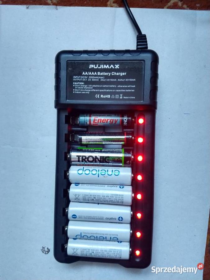 Ładowarka USB do akumulatorów nicd AAAAA 8 pomorskie Lębork