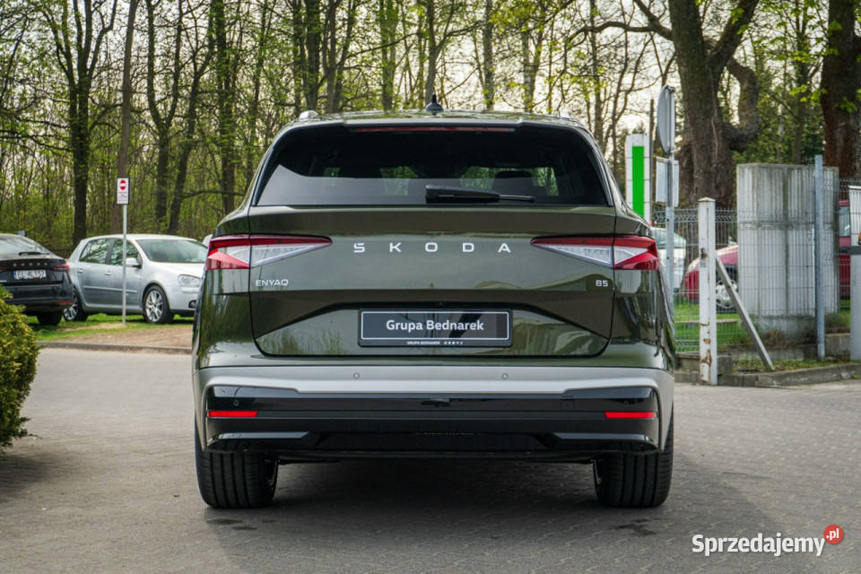 koda Enyaq Enyaq 85x 82 kWh 285 4x4 isofix łódzkie Łódź