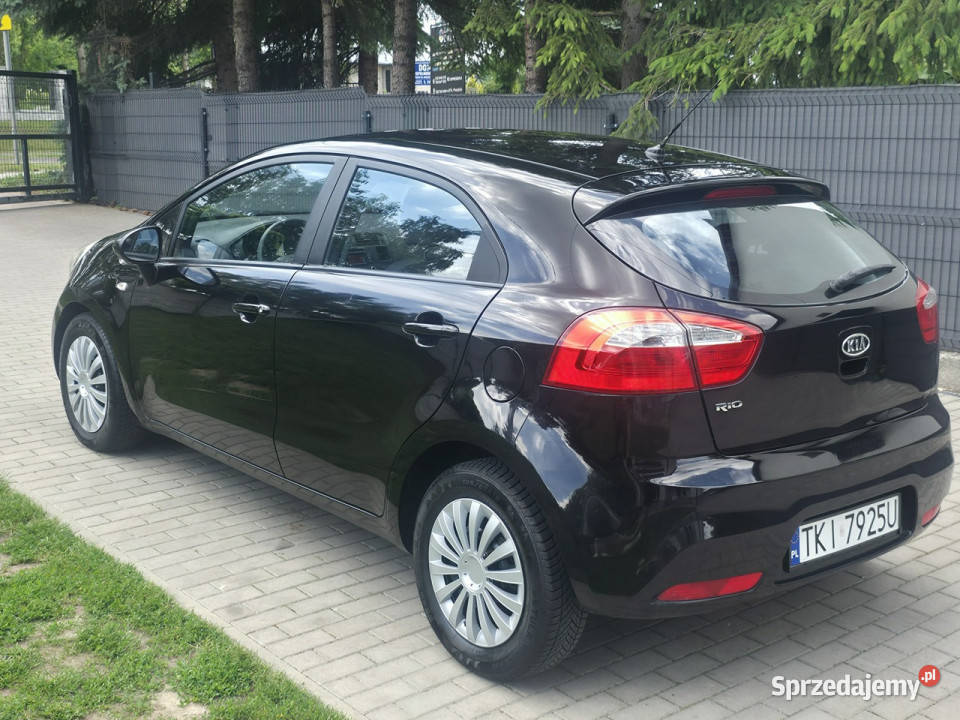 Kia Rio 14 Benzyna Serwisowany Gwarancja Bogate elektryczne lusterka Rio Piekoszów