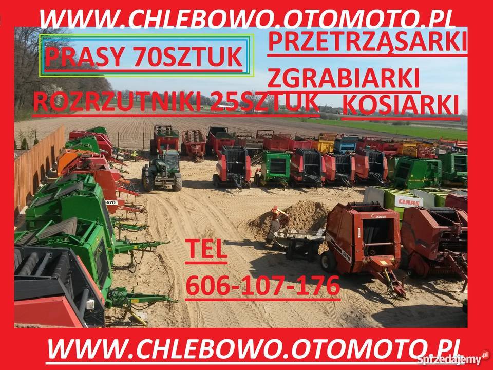 PRASA KRONE VARIO PACK 1800 NOWA ROTOR 17X NOZE Lipno