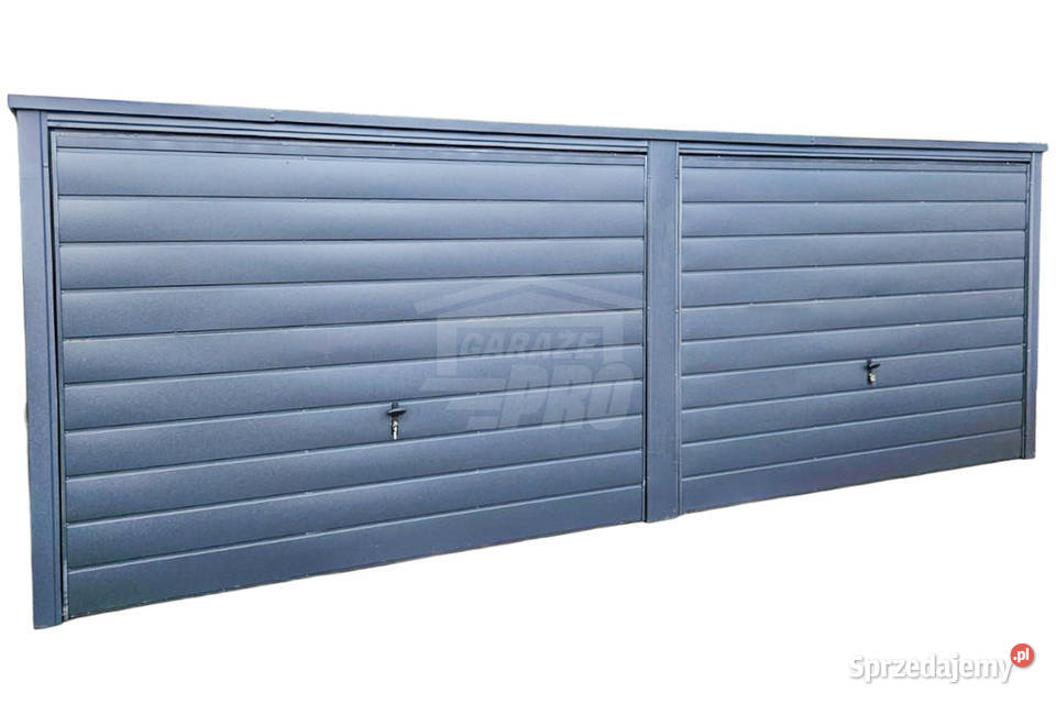 Garaż Blaszany 6x6m 2x Brama uchylna drzwi 2x lubelskie