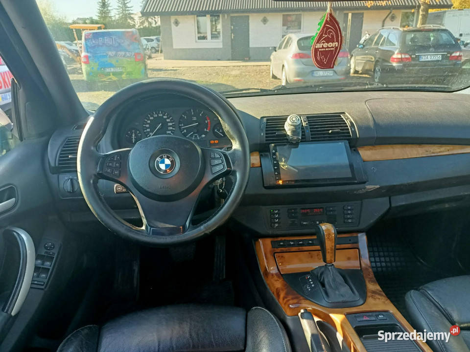 BMW X5 Bmw X5 30D 218 03r Automat 4x4 E53 szary
