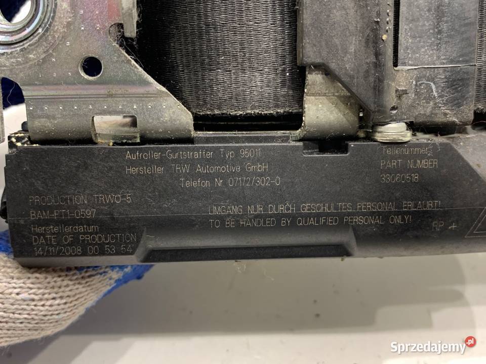 PAS BEZPIECZEŃSTWA LEWY PRZÓD CITROEN C5 III osobowe