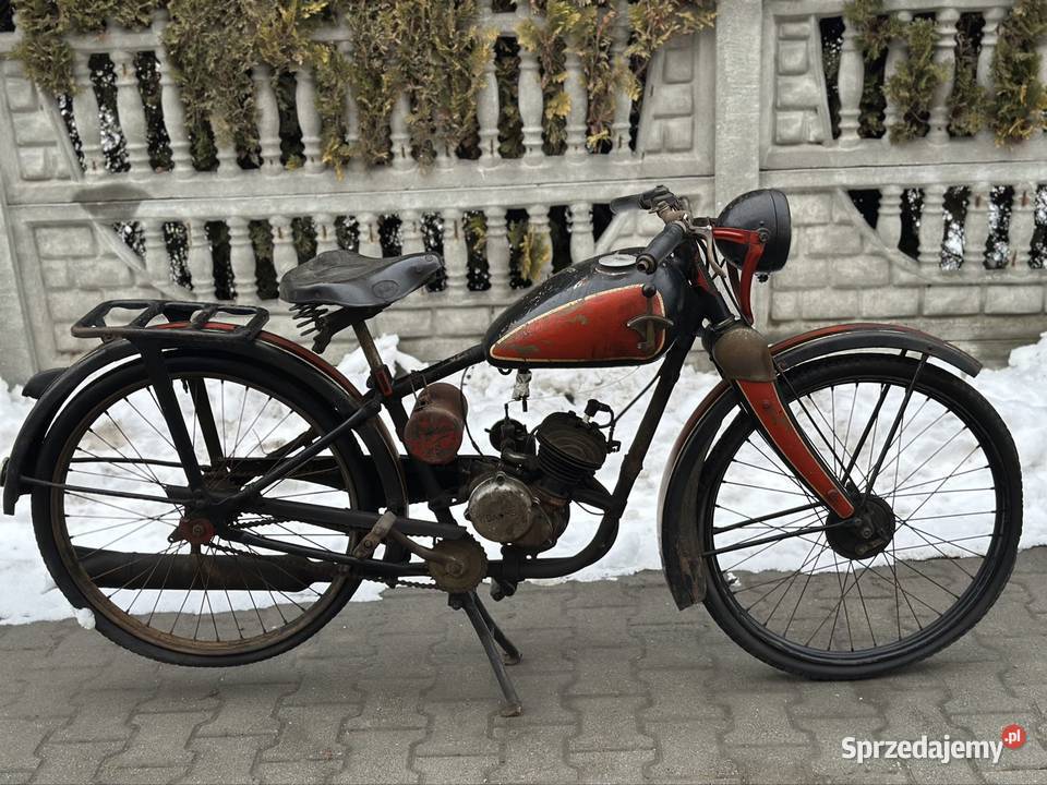 Zabytkowy motocykl Phanomen 98 Sachs 1939 śląskie Wisła Mała sprzedam
