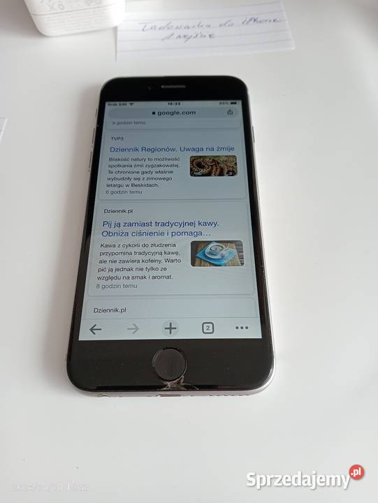 Telefon Smartfon iPhone 6 Czarny dolnośląskie Wrocław