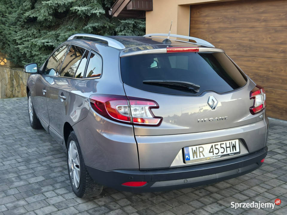 Renault Megane Lift 2014r Bogata BOSE Półskóra przyciemniane szyby Radom