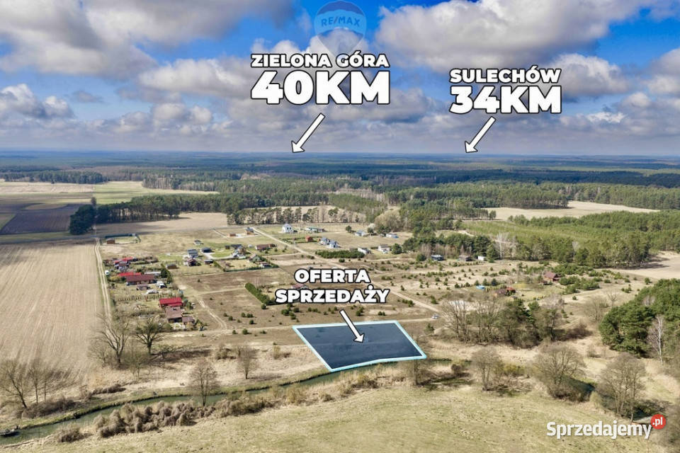 Działka rolna z dostępem do linii brzegowej Jesiona sprzedam