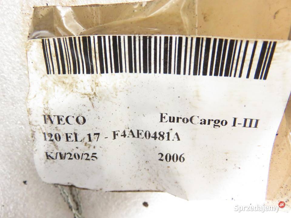 PÓŁOŚ LEWA TYLNA IVECO EuroCargo IIII F4AE0481A