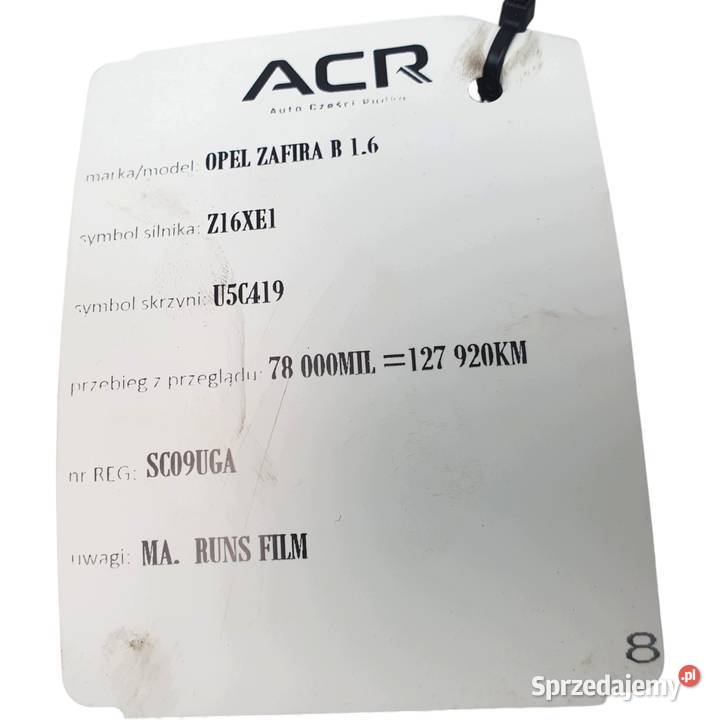 SPRĘŻARKA KLIMATYZACJI Opel Zafira B Astra 16 lubelskie Chełm
