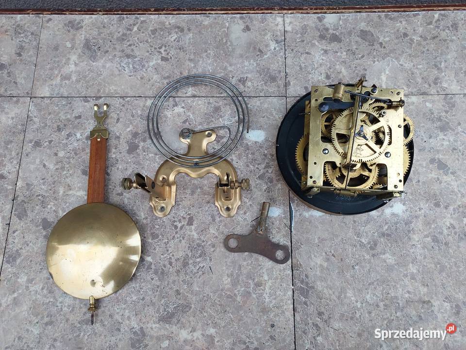 149 Zestaw mechanizm starego zegara Junghans Tczew sprzedam