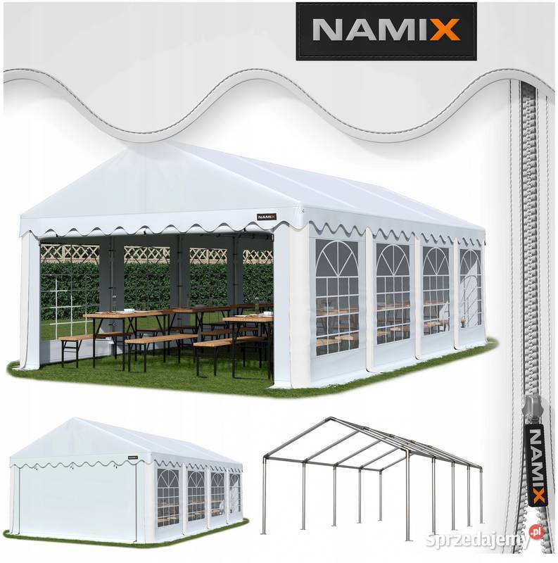 Namiot NAMIX BASIC 3x8 imprezowy ogrodowy RÓŻNE KOLORY