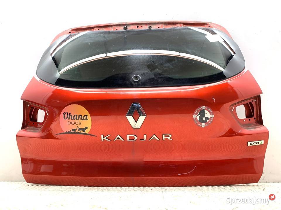 KLAPA TYŁ RENAULT KADJAR SUV TYLNA BAGAŻNIKA osobowe
