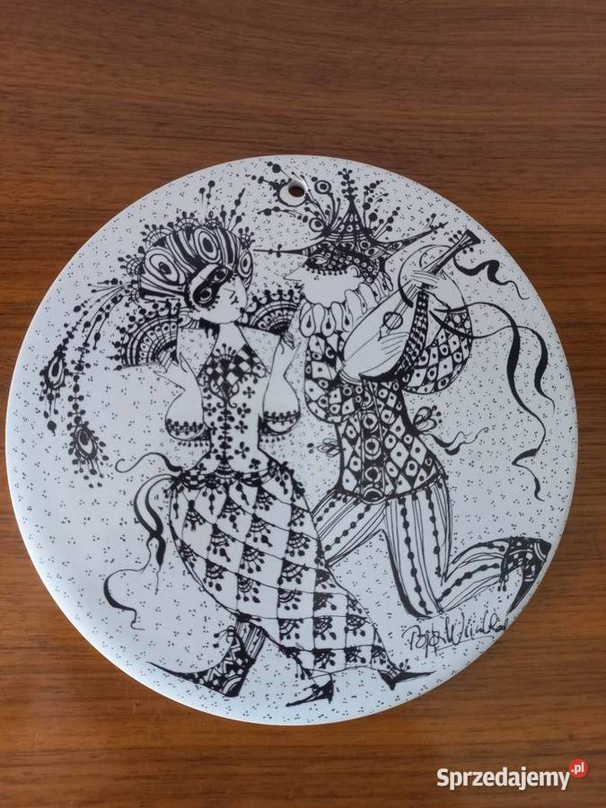 Medalion porcelanowy Luty Karnawał Rosenthal Toruń