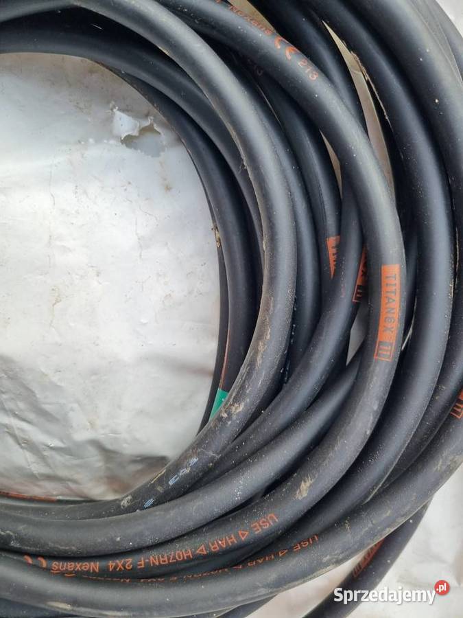 Nowy Kabel Przewód Gumowy 2x4mm Titanex 11 Made Skawina sprzedam