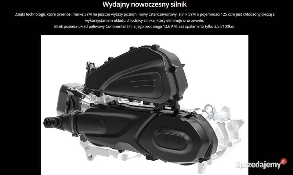 Skuter SYM Jet X 125 ABS 125cc EURO 5 dolnośląskie Wrocław