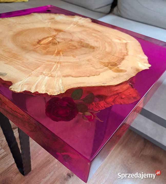 Stolik kawowy zywica klon jesionolistny Opole