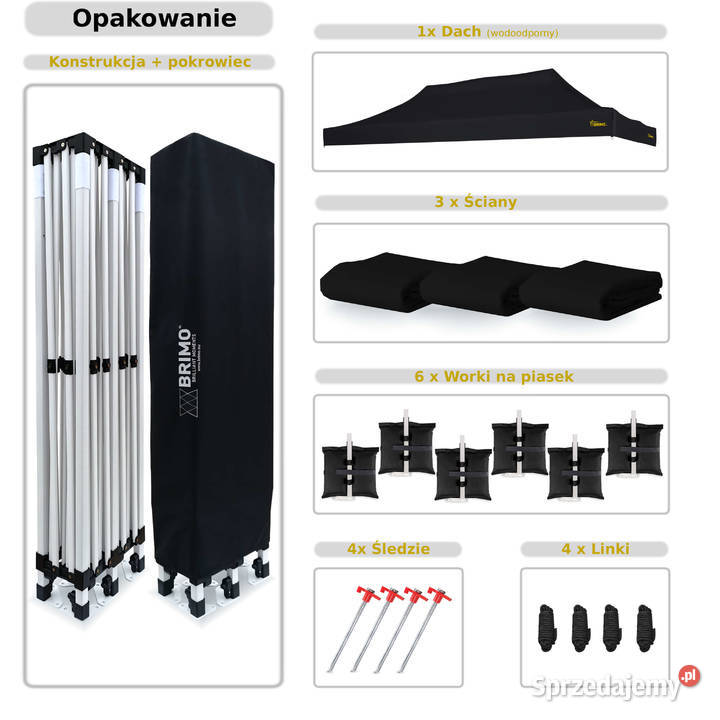 Markowy namiot handlowy NOWY 60 taniej Olsztyn