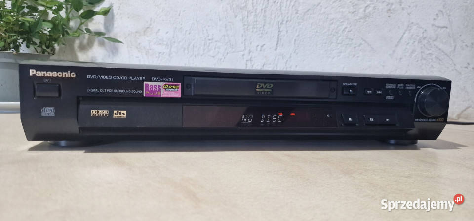 Panasonic CD DVD MP3 odtwarzacz DVDRV31 rv 31 DVD i Blu-ray Międzychód