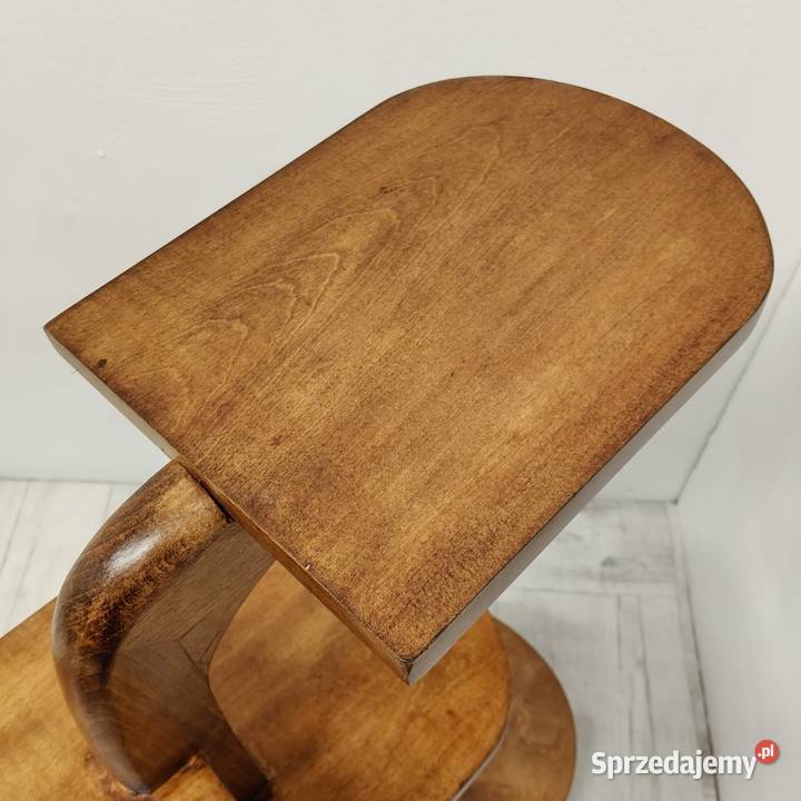 kwietnik art Deco podstawa pod kwiaty drewniana Radomsko